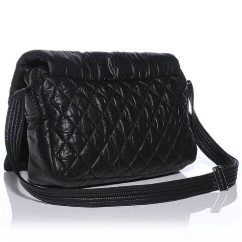 bolsa chanel cocoon nylon preco|CHANEL Nylon Small Coco Cocoon Messenger Bag Black.